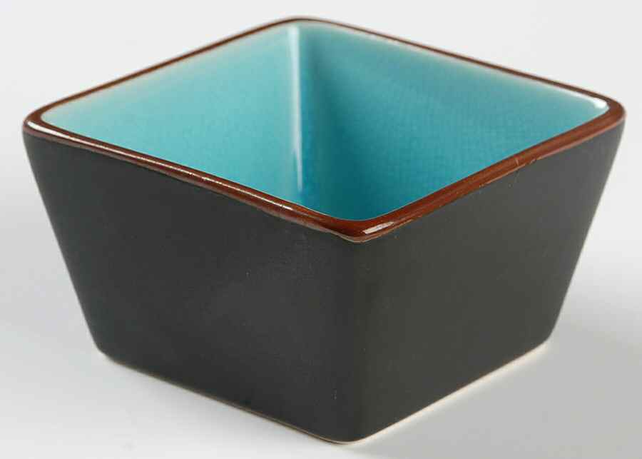 Zazen Turquoise Individual Square Dip Dish by Home-1