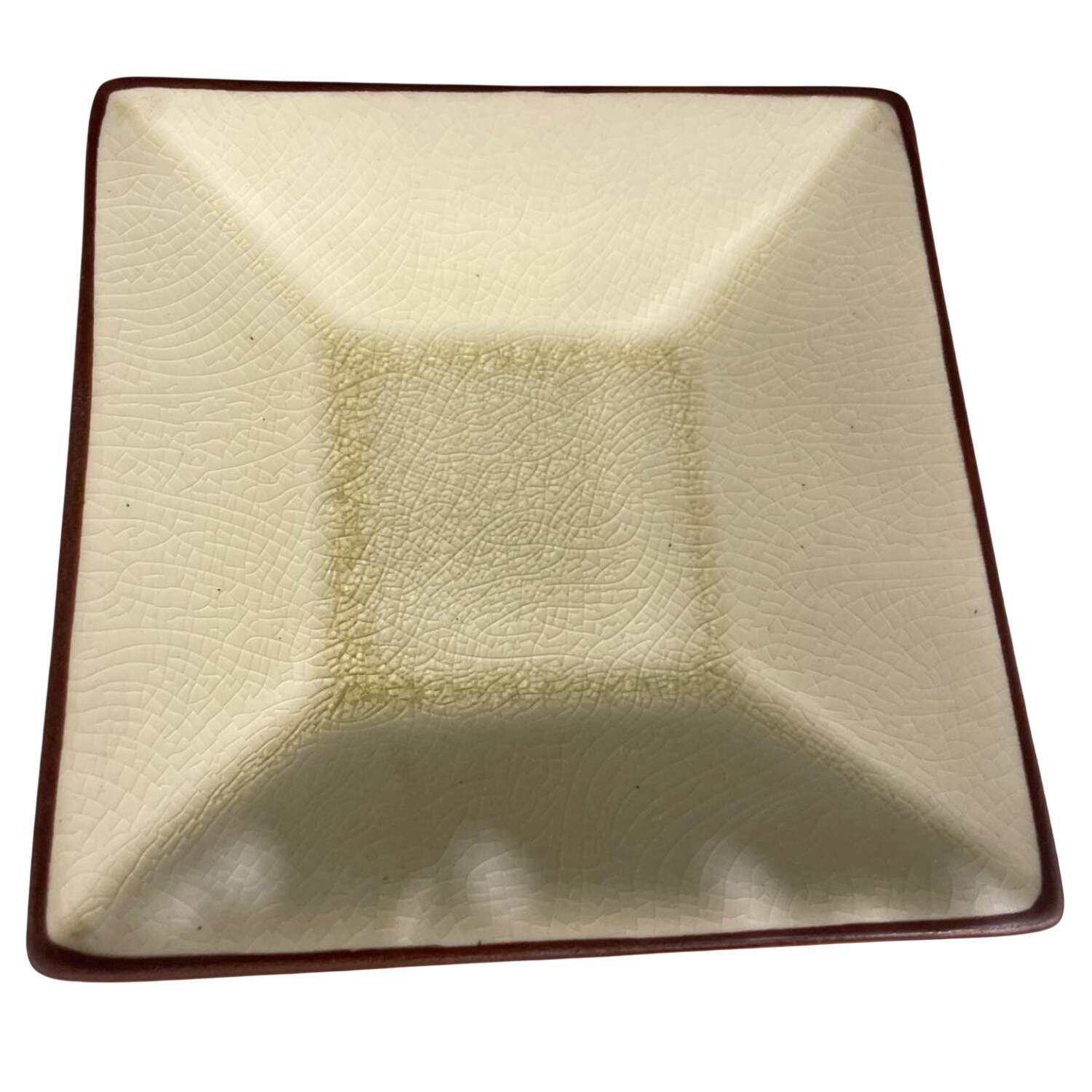 Zazen Cream Individual Square Dip Dish by Home-1