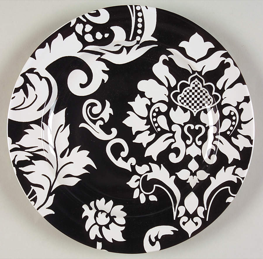 Damask Salad Plate by Home-1