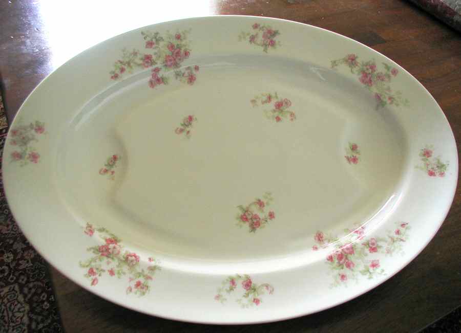 H3633 18" Oval Serving Platter by Haviland-1