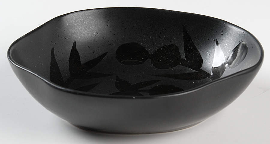 Noir Garden Soup/Cereal Bowl by Home-1