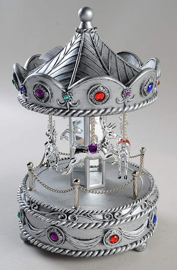 Home for the Holidays Carousel-Musical/Centerpiece by Holly Holiday-1