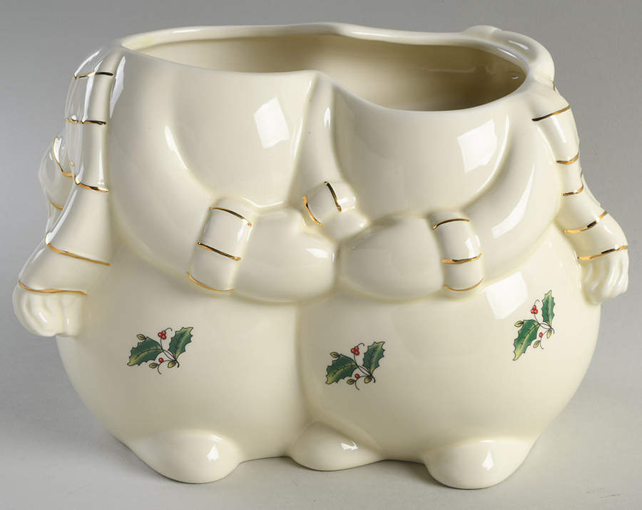Home for the Holidays Figural Cookie Jar No Lid by Holly Holiday-1