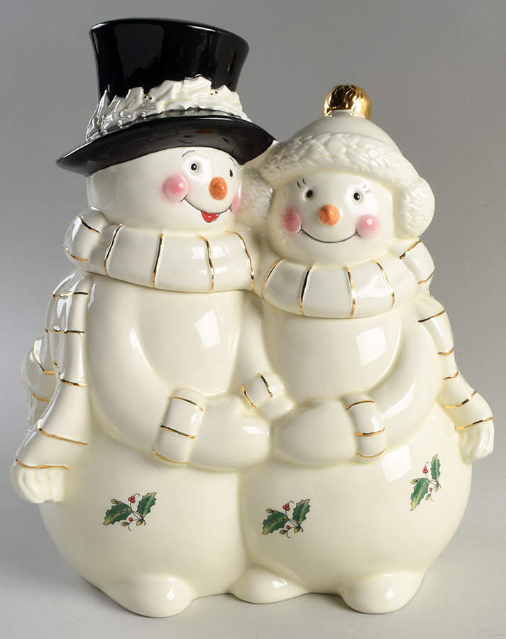 Home for the Holidays Figural Cookie Jar & Lid by Holly Holiday-1