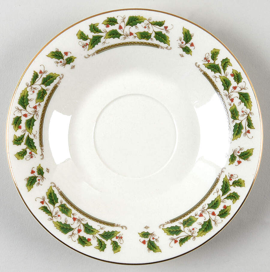 Home for the Holidays Saucer by Holly Holiday-1