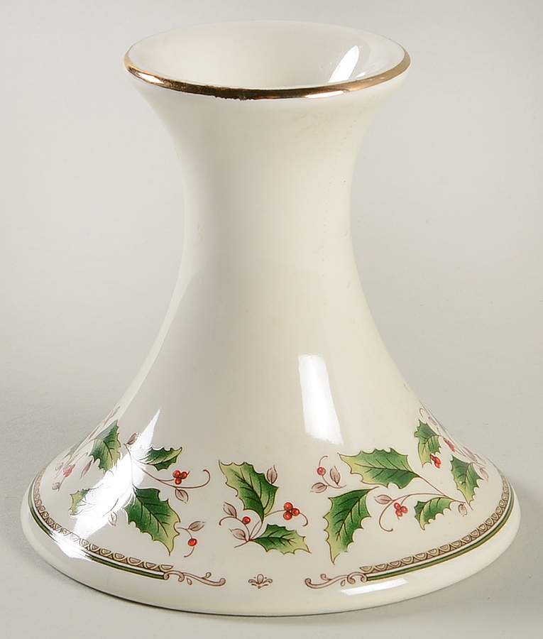 Home for the Holidays Single Light Candlestick by Holly Holiday-1