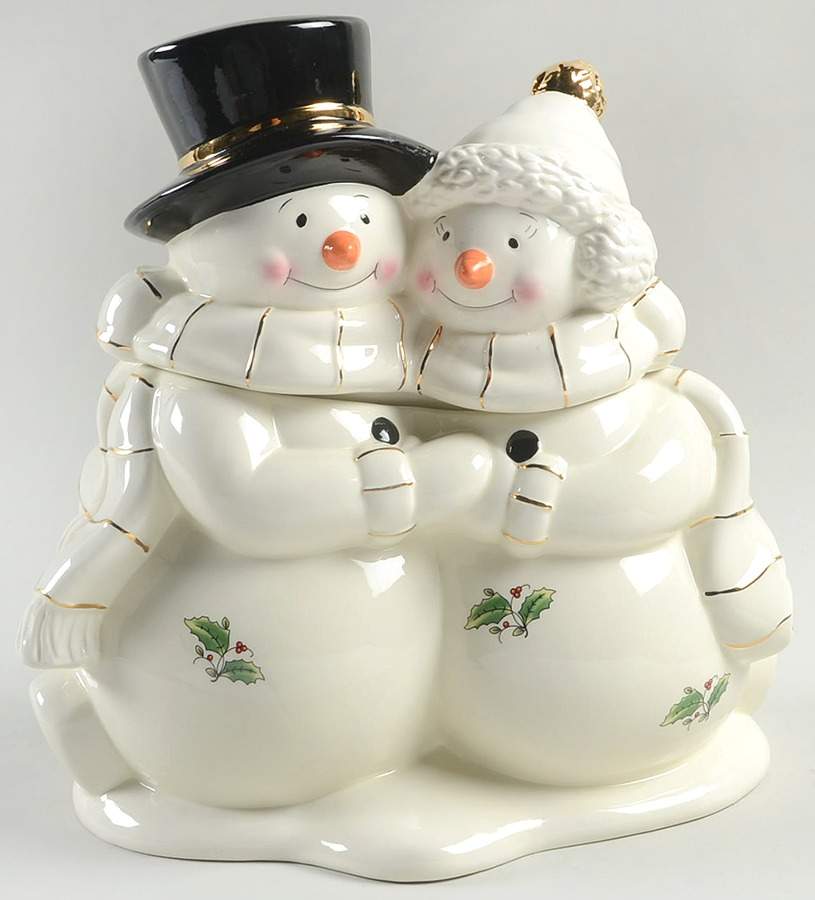 Home for the Holidays Figural Cookie Jar & Lid by Holly Holiday-1