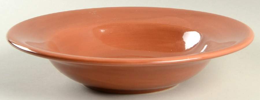 American Simplicity Rust Large Rim Soup Bowl by Home-1