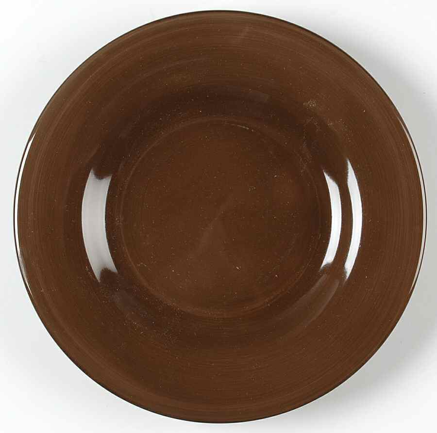 American Simplicity Chocolate Salad Plate by Home-1