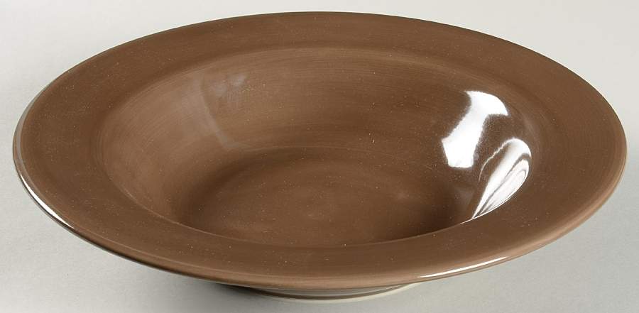 American Simplicity Chocolate 14" Pasta Serving Bowl by Home-1