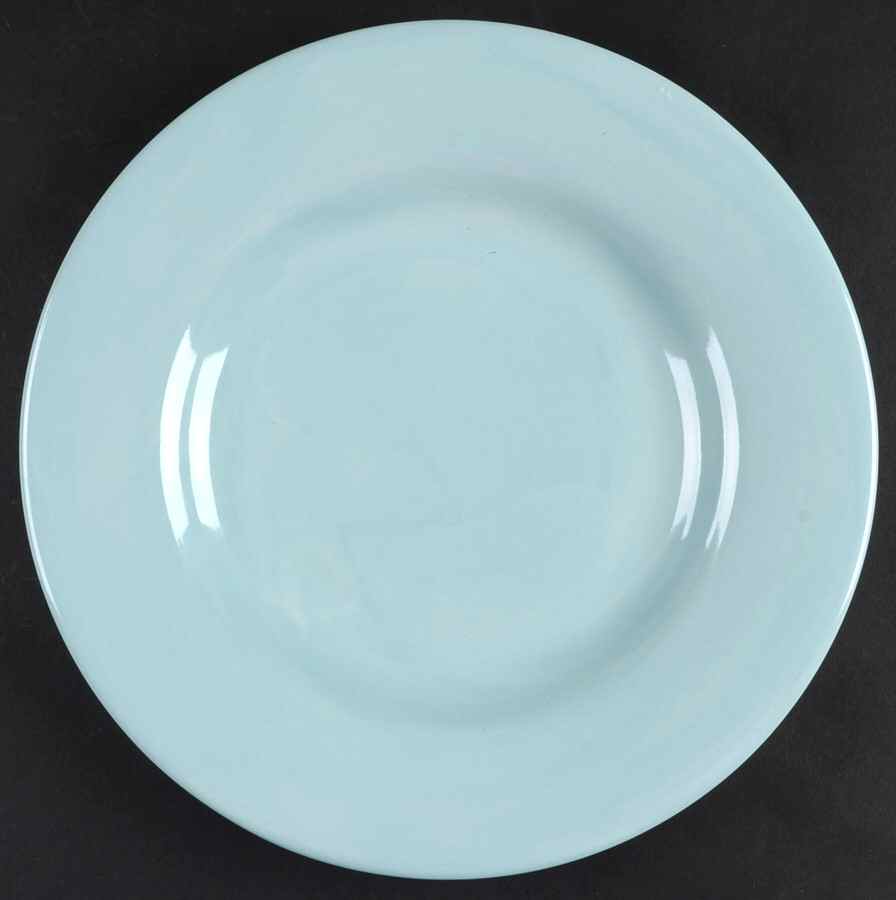 American Simplicity Turquoise Dinner Plate by Home-1