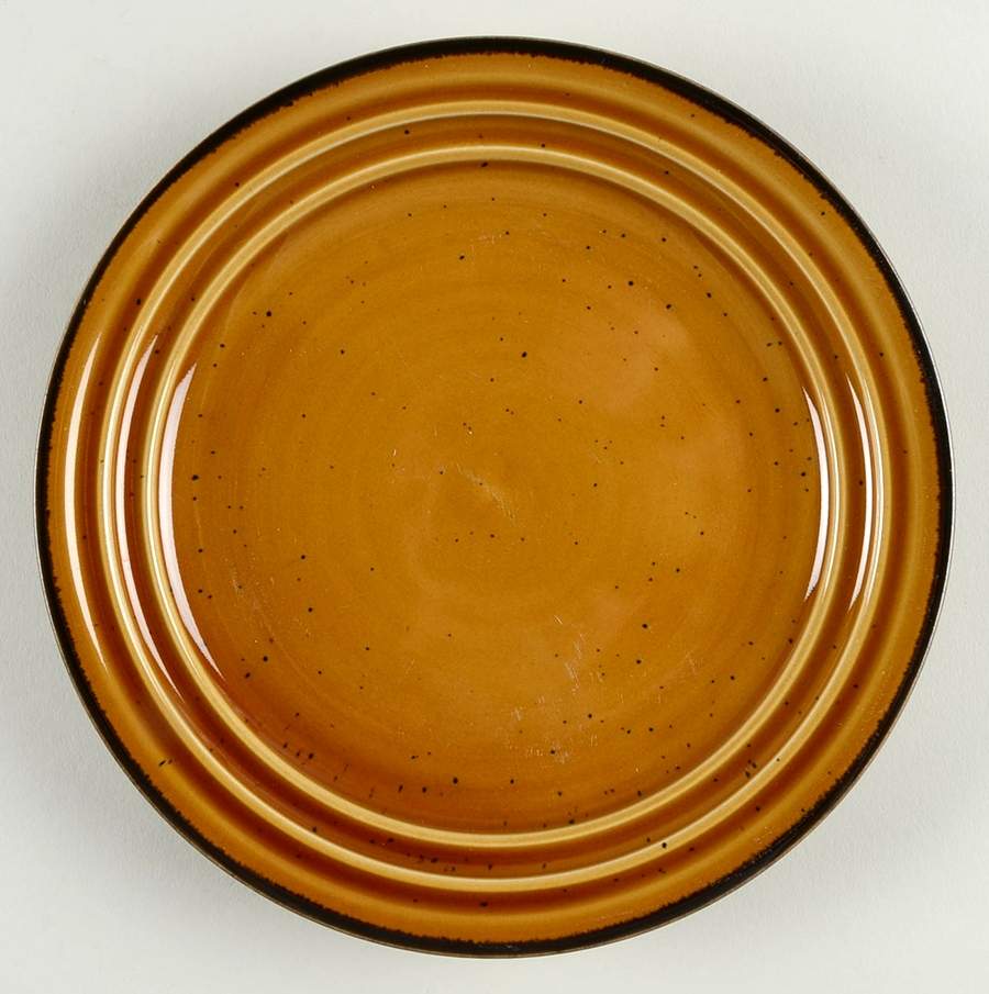 Country Crock Amber Salad Plate by Home Trends-1