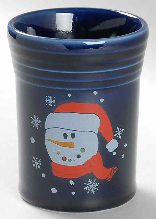 Fiesta Button Snowman 6 Oz Tumbler by Homer Laughlin -1