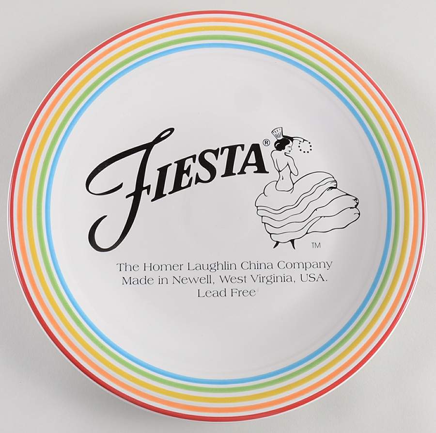 Fiesta Accessories Chop Plate w/Advertising by Homer Laughlin -1