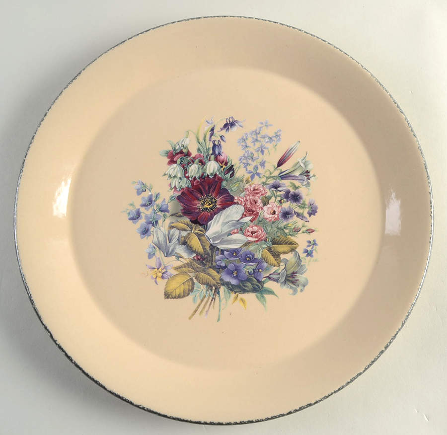 Floral 13" Chop Plate (Round Platter) by Home & Garden Party-1