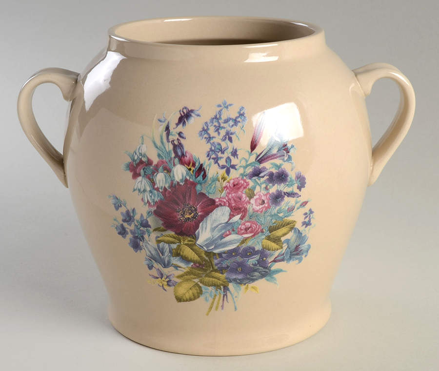 Floral Medium Canister No Lid by Home & Garden Party-1