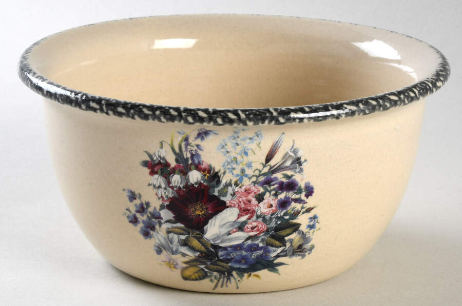 Floral Soup/Cereal Bowl by Home & Garden Party-1