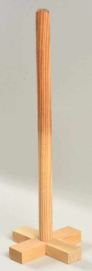 Floral Wood Dasher for Butter Churn by Home & Garden Party-1