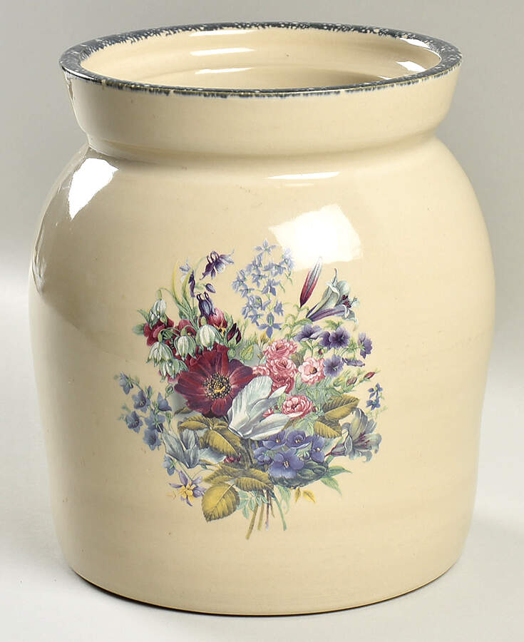 Floral Butter Churn No Lid by Home & Garden Party-1