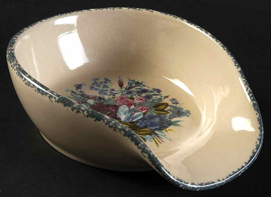 Floral Spoon Rest/Holder (Holds 1 Spoon) by Home & Garden Party-1