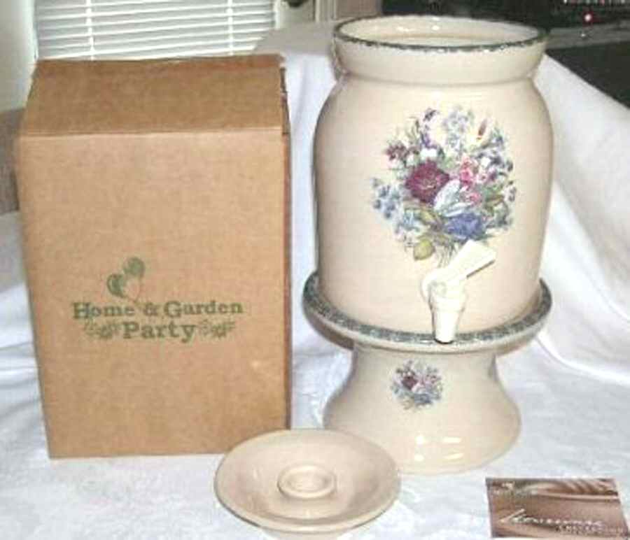 Floral 3-Piece Samovar with Stand Set by Home & Garden Party-1