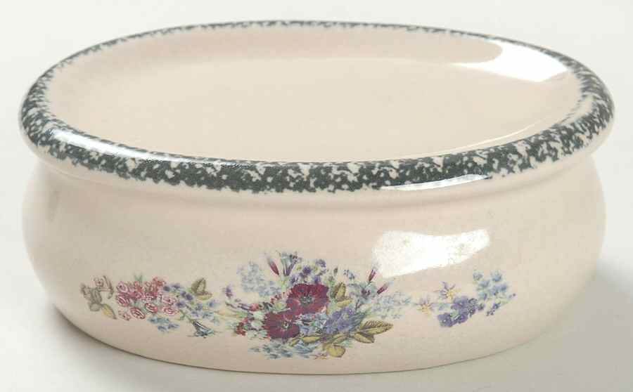 Floral Soap Dish by Home & Garden Party-1