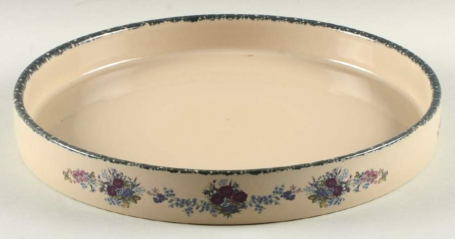 Floral 12' Round Tray by Home & Garden Party-1