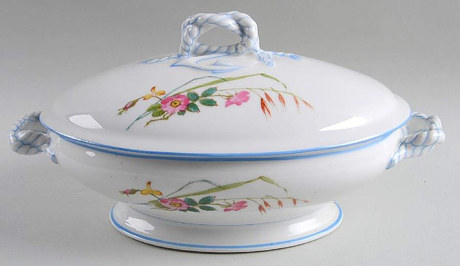 H3643 Oval Covered Vegetable by Haviland-1