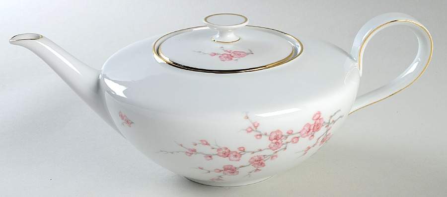 Almond Blossom Teapot & Lid by Hutschenreuther-1
