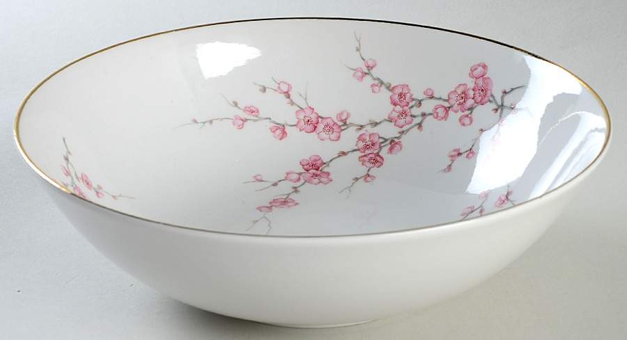 Almond Blossom 9" Round Vegetable Bowl by Hutschenreuther-1