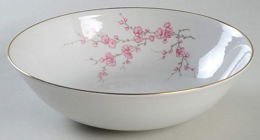 Almond Blossom 8" Round Vegetable Bowl by Hutschenreuther-1