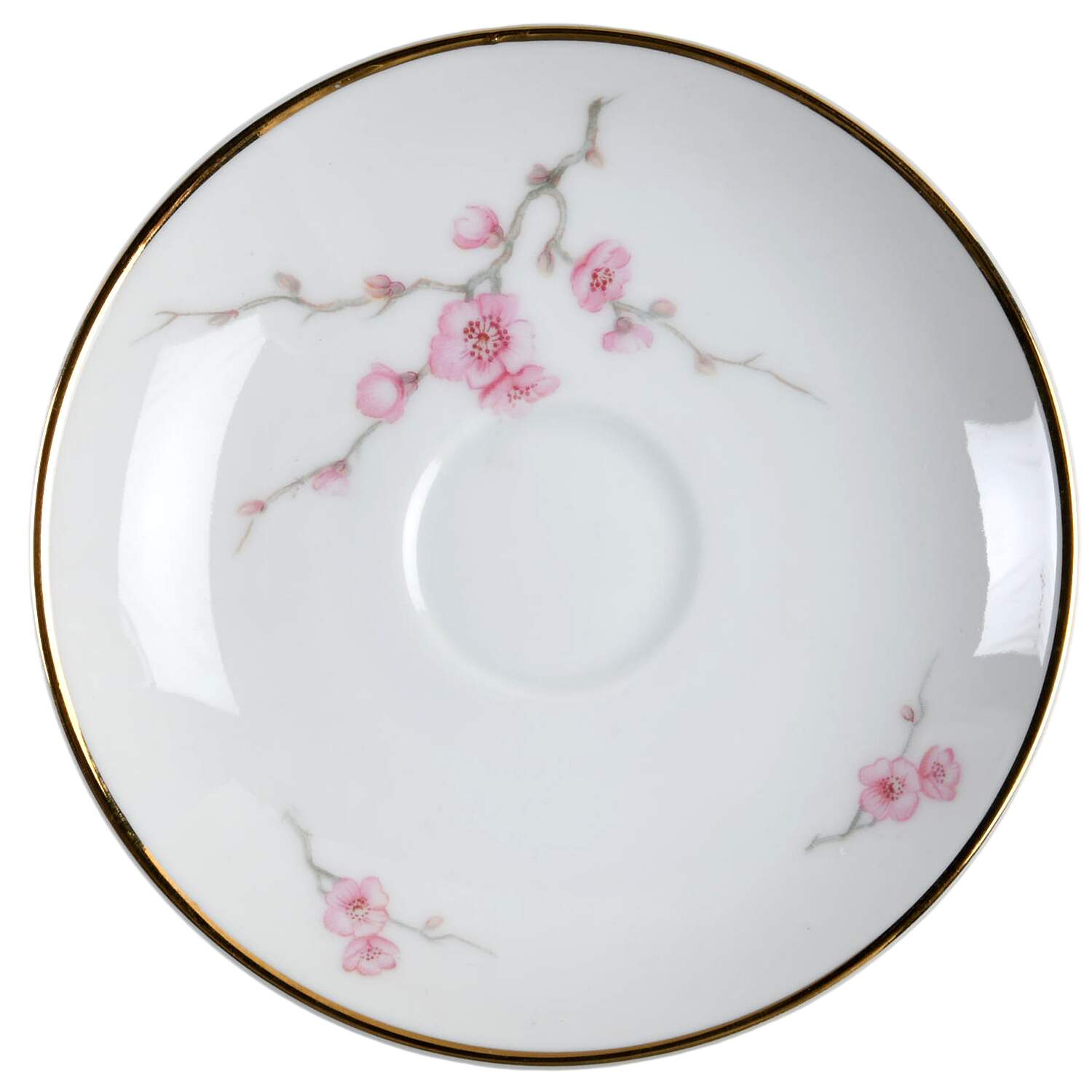 Almond Blossom Saucer for Demitasse Cup by Hutschenreuther-1