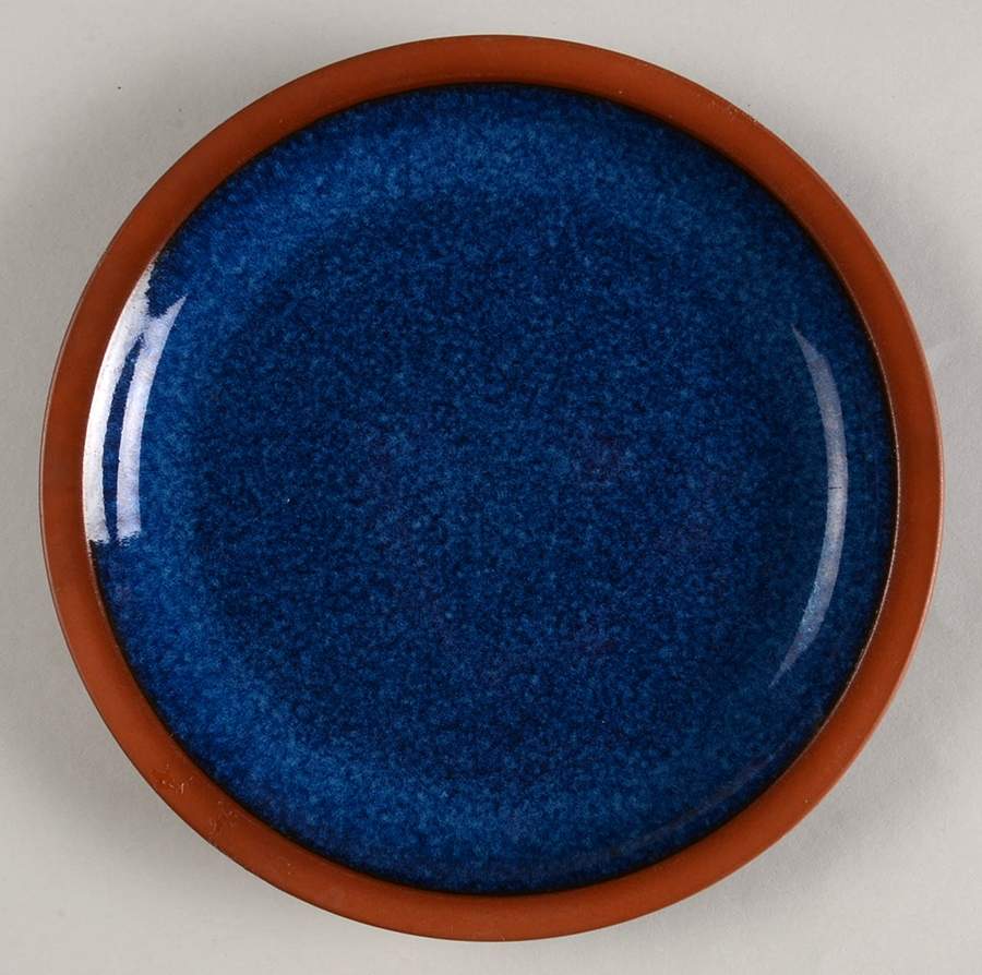 Suffolk Tableware Blue Bread & Butter Plate by Henry Watson-1