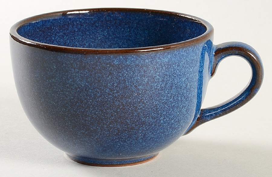 Suffolk Tableware Blue Flat Cup by Henry Watson-1