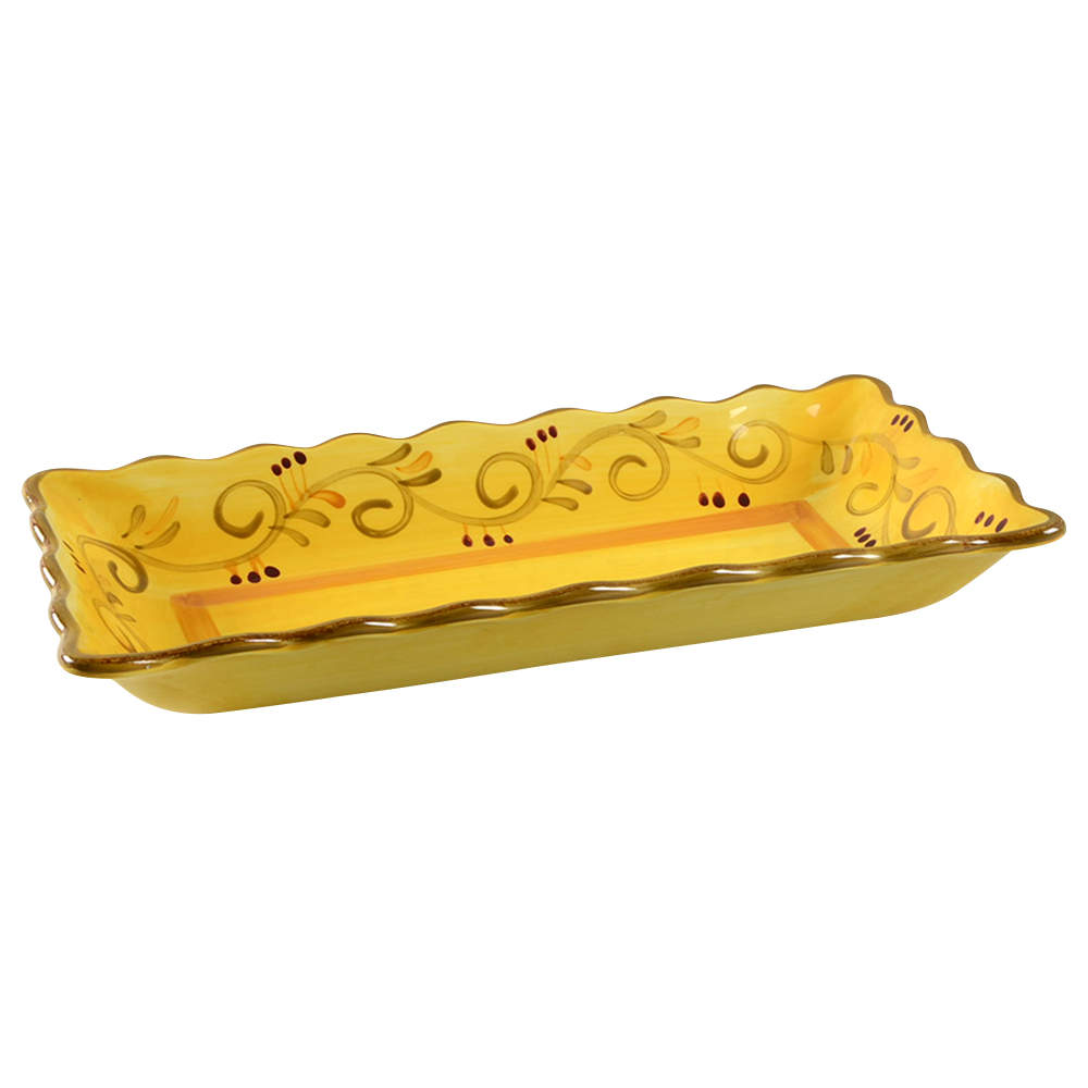 Italian Villa 16'' Rectangular Tray by Home Trends-1