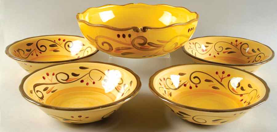 Italian Villa 5 Piece All Purpose Set (4 SOCE & 1 RV10) by Home Trends-1