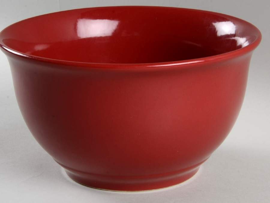 Verdona Red 8" Mixing Bowl by Home Trends-1