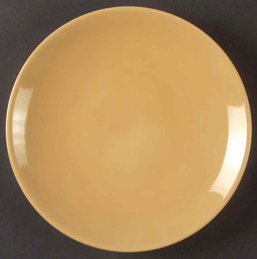 Verdona Yellow Salad/Dessert Plate by Home Trends-1