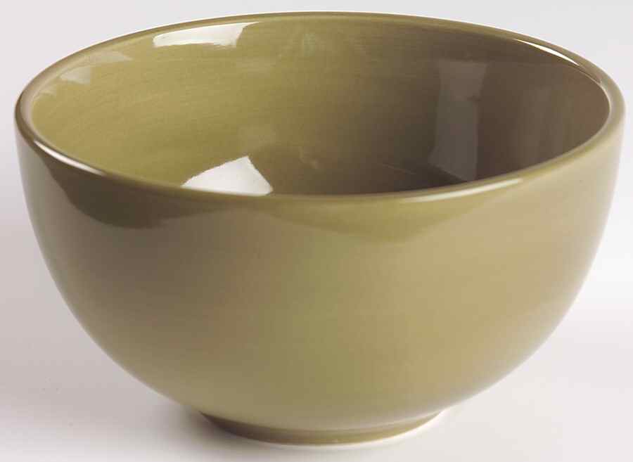 Verdona Green Soup/Cereal Bowl by Home Trends-1