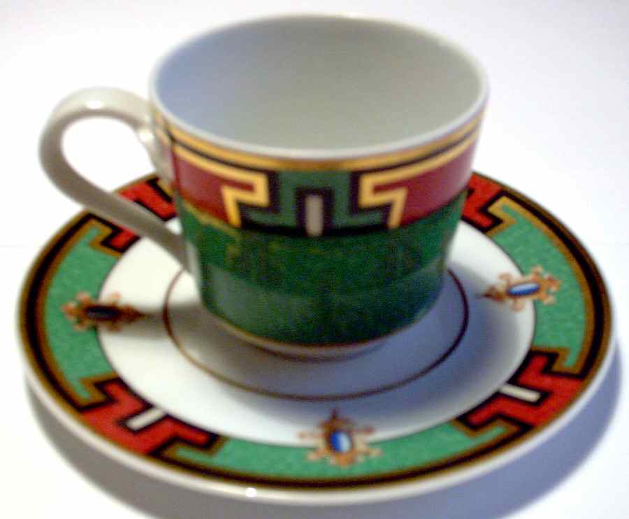 Semper Opera Flat Cup & Saucer Set by Hutschenreuther-1