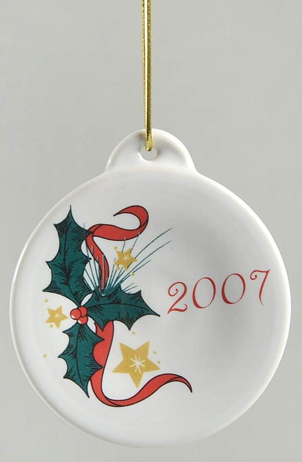 Fiesta Holly and Stars Ornament by Homer Laughlin -1