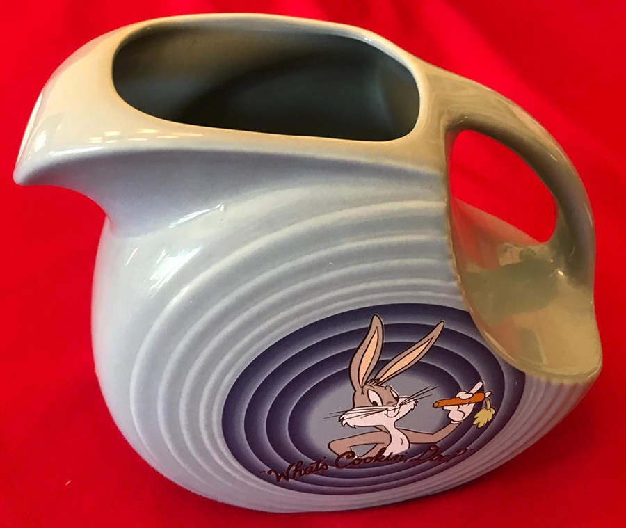 Fiesta Looney Tunes Blue 24 Oz Pitcher by Homer Laughlin -1