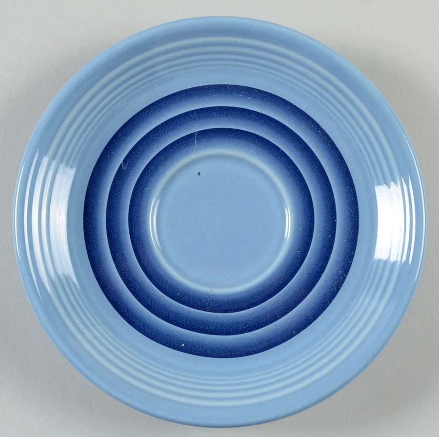 Fiesta Looney Tunes Blue Saucer by Homer Laughlin -1