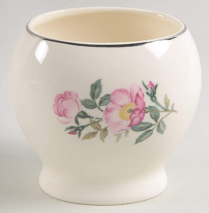Wild Rose (Aladdin) Sugar Bowl No Lid by Harker-1