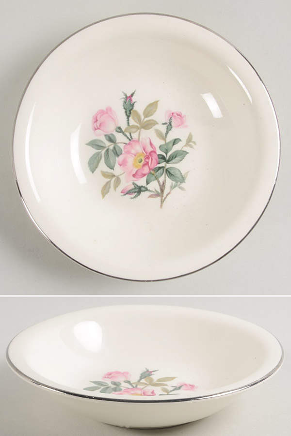 Wild Rose (Aladdin) Fruit/Dessert (Sauce) Bowl by Harker-1