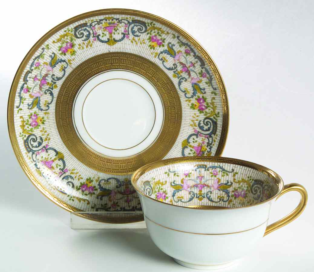 216237 Flat Cup & Saucer Set by Hutschenreuther-1