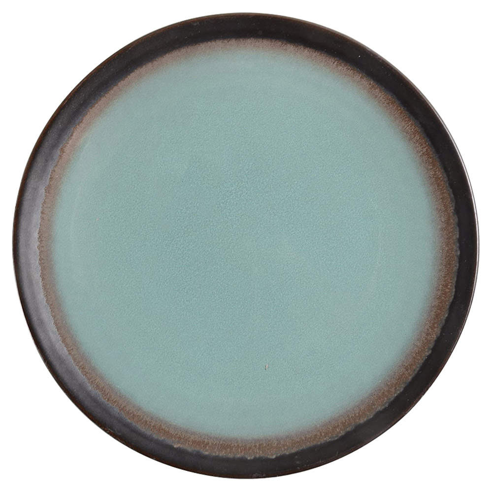 Thira Teal Dinner Plate by Home-1