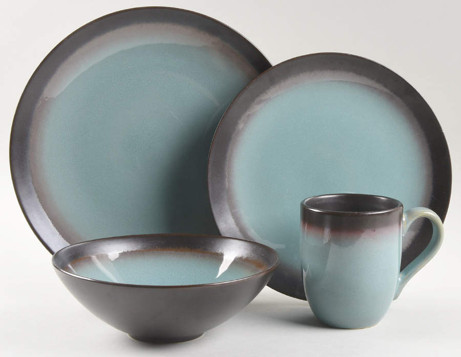 Thira Teal 4 Piece Place Setting by Home-1