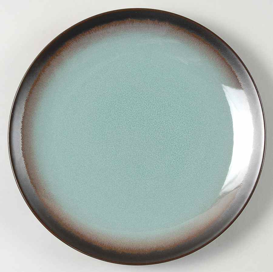 Thira Teal Salad/Dessert Plate by Home-1