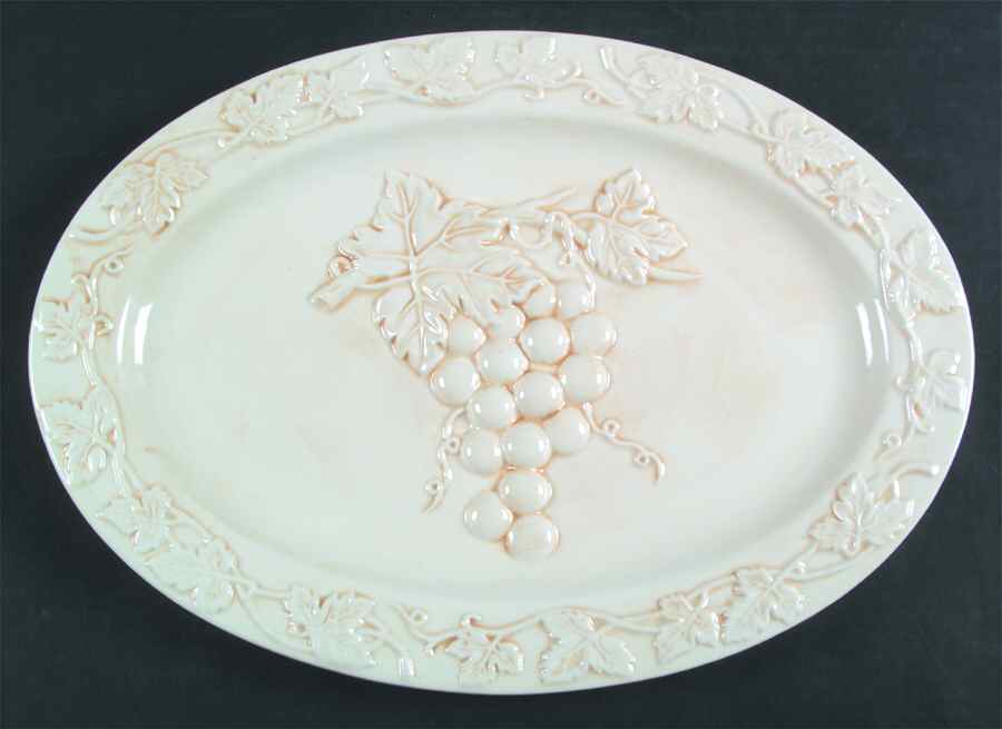 HMA2 14" Oval Serving Platter by Home Accents-1